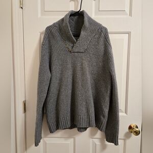 Royal Robbins Mens Fisherman Shawl Wool Sweater Size XL